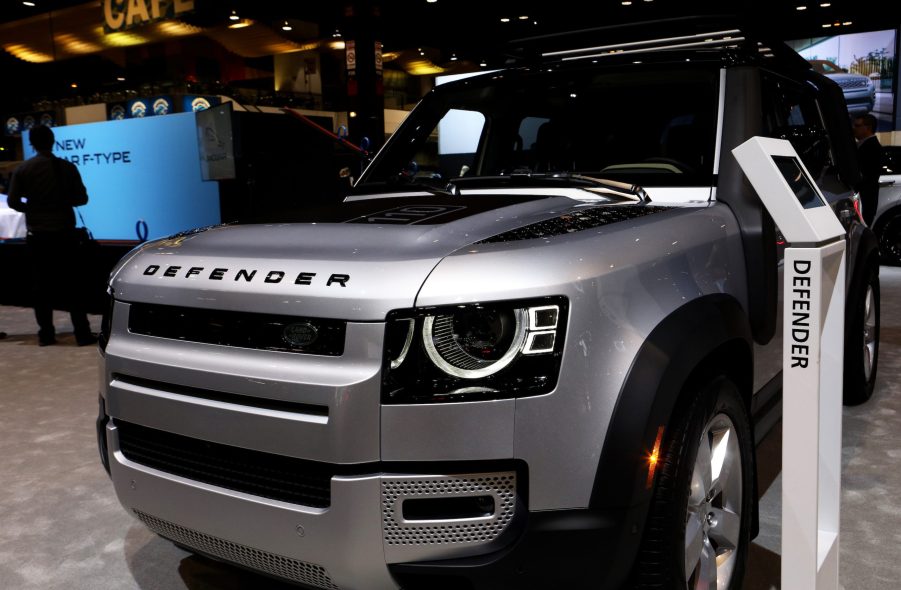 2020 Land Rover Defender is on display at the 112th Annual Chicago Auto Show at McCormick Place