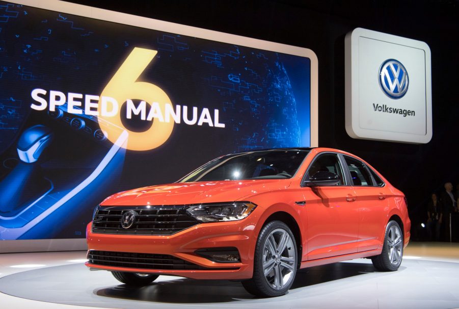 Volkswagen presents the new VW Jetta at the Detroit Auto Show 2018 in Detroit, US, 15 January 2018