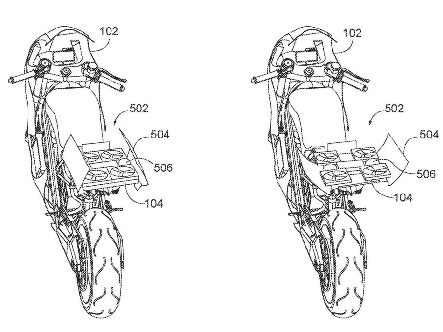 Honda submits patent application for autonomous motorcycle drone