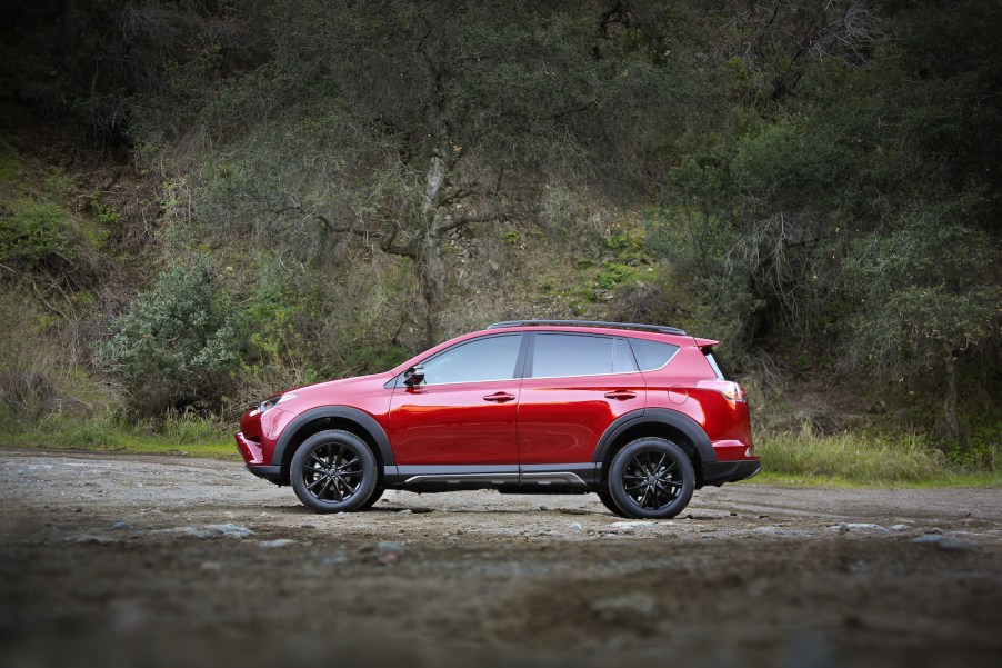 2018 Toyota RAV4 parked