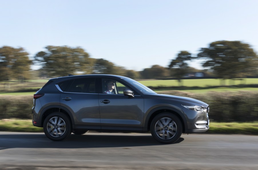 A Mazda CX-5 on the move