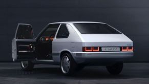 Hyundai Pony Concept EV is a restomod dream that wears brushed aluminum instead of paint