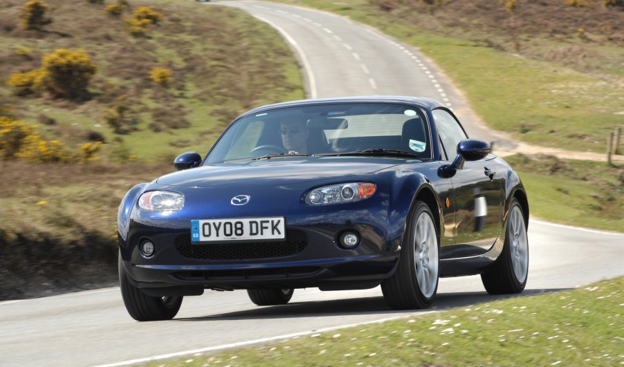 The 2008 Mazda MX-5 Miata made the list of fast cars