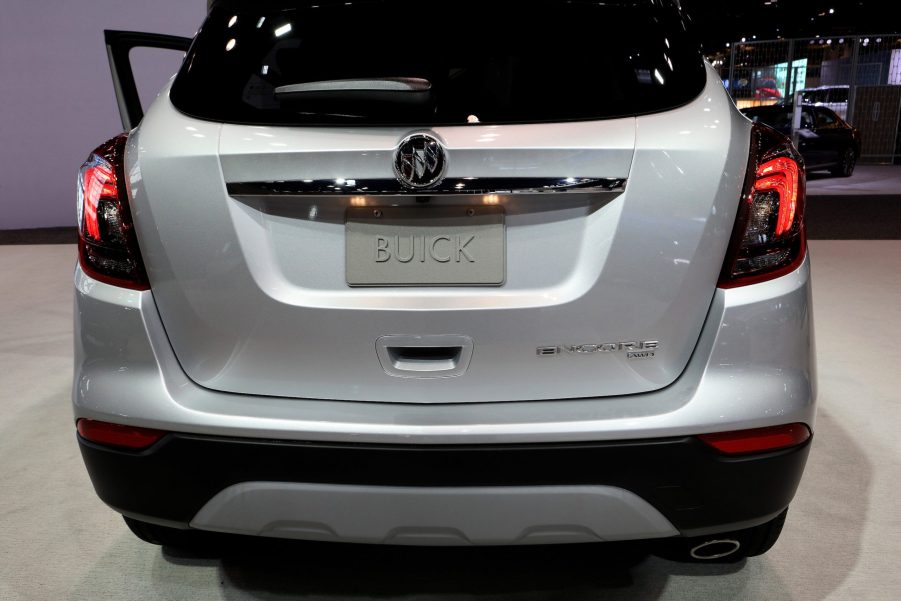 Silver 2020 Buick Encore is on display at the 112th Annual Chicago Auto Show