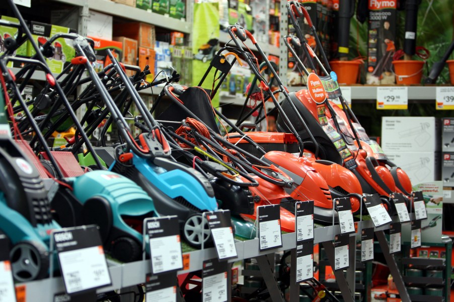 Push lawn mowers on display, Bob Vila highlighted several models as the best push lawn mowers