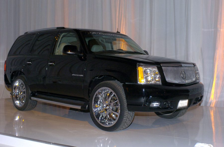 Cadillac Escalade on display