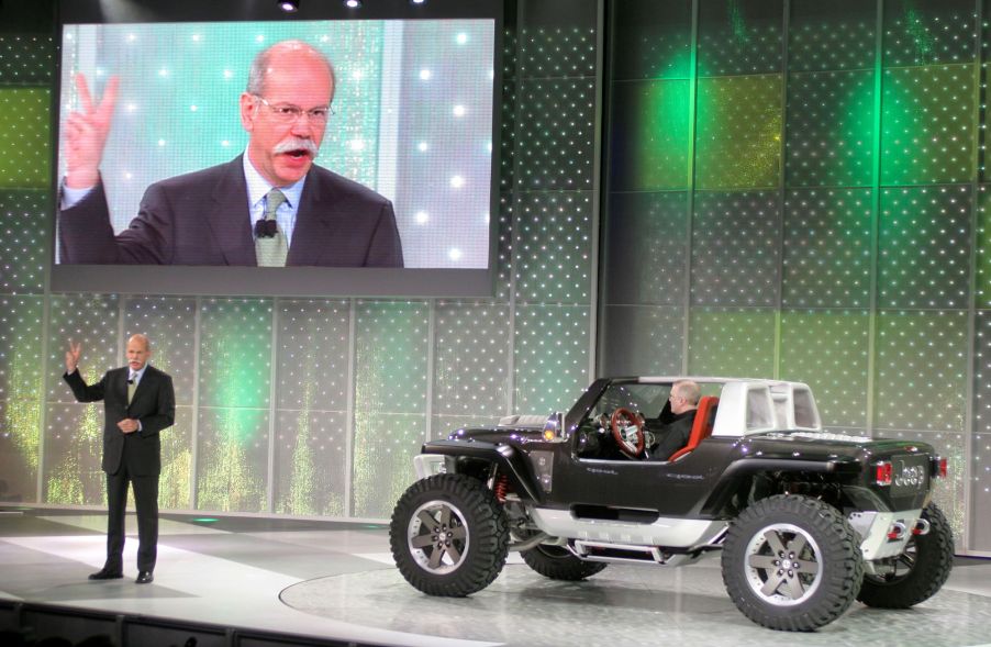 The Jeep Hurricane concept car model debut at the 2005 North American International Auto Show