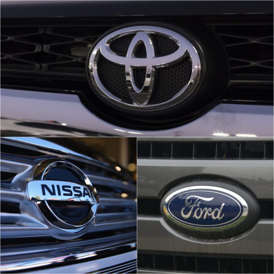 Toyota Nissan And Ford Logos