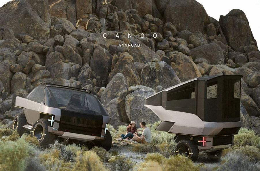 Canoo Anyroad city car/RV/off-roader concept