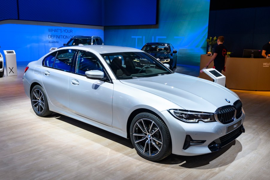 BMW 3-series on display in Brussels