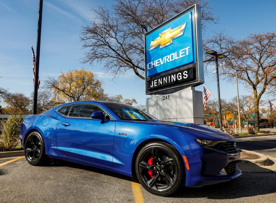 2021 Chevrolet Camaro with low visibility