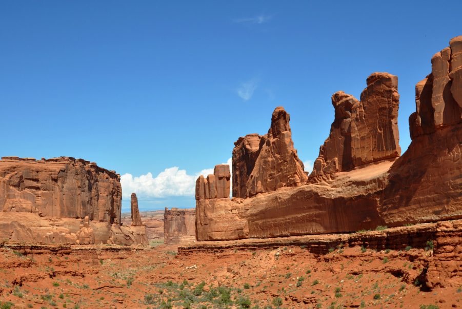 Moab is one of the most grueling places to go off roading. Its insane that an 80s Chevy van could handle it.