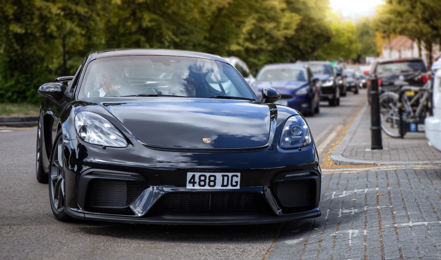 Porsche 718 GT4 parked outside in Essex