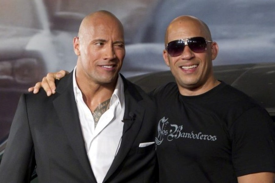 Dwayne Johnson (The Rock) and Vin Diesel