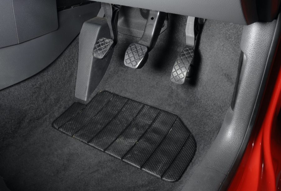 a clutch pedal set in a volkswagen