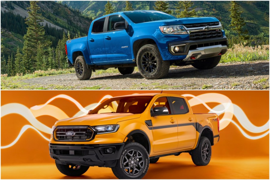 The 2022 Chevy Colorado vs. the 2022 Ford Ranger