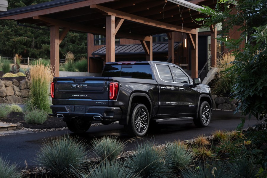 Publicity photo of a 2022 GMC Sierra Denali Ultimate