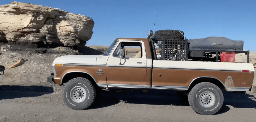 Tim Jackson's vintage Ford F-250 Highboy