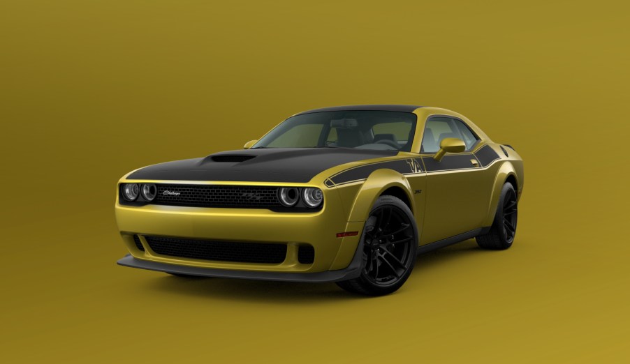 The Dodge Challenger beat the Ford Mustang in sales