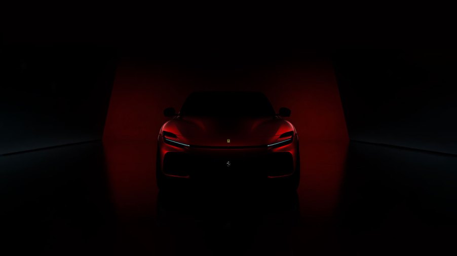 New Ferrari SUV Purosangue in red