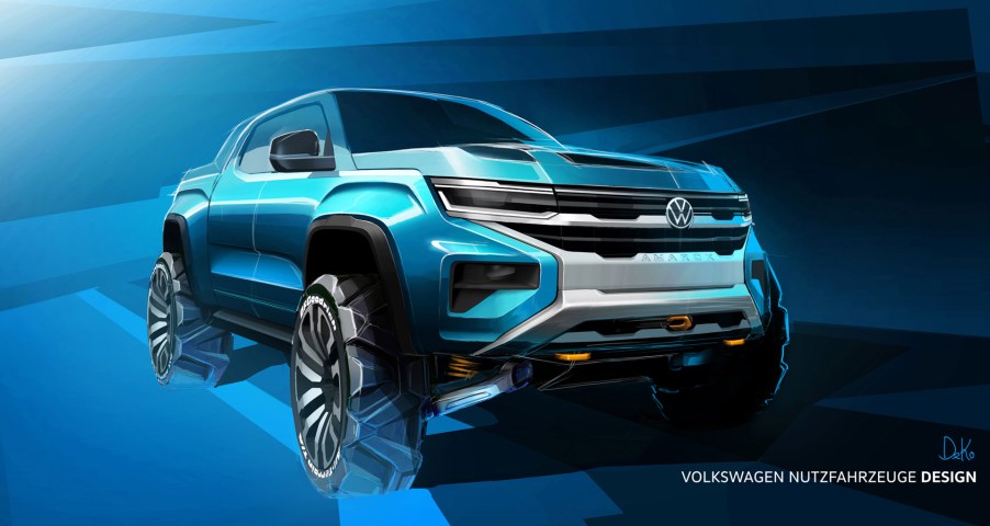 2022 Volkswagen Amarok teaser