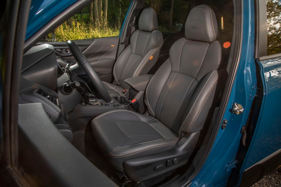 Seat belt reminder IIHS Subaru Forester top rating