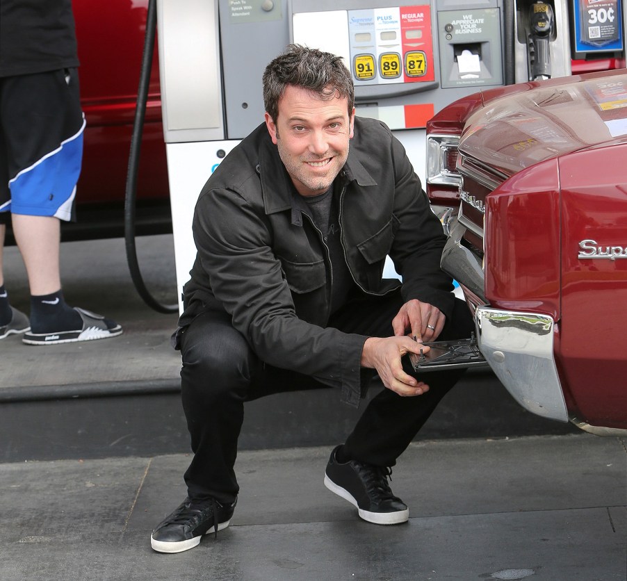 Ben Affleck spotted filling his Chevrolet Chevelle Super Sport in LA