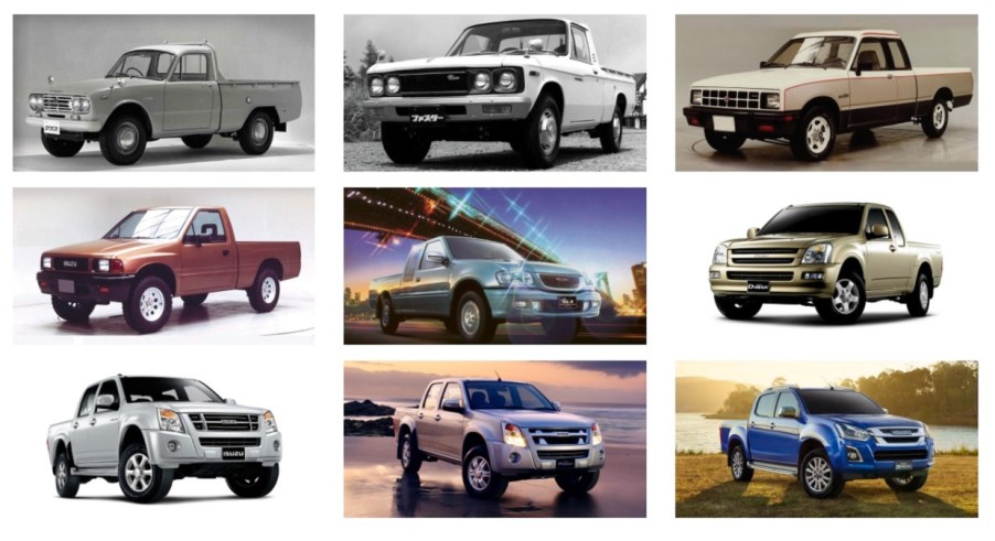 Nine Isuzu Trucks