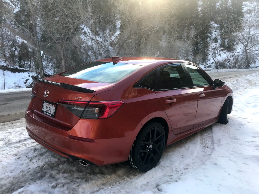 2022 Honda Civic Si rear corner js