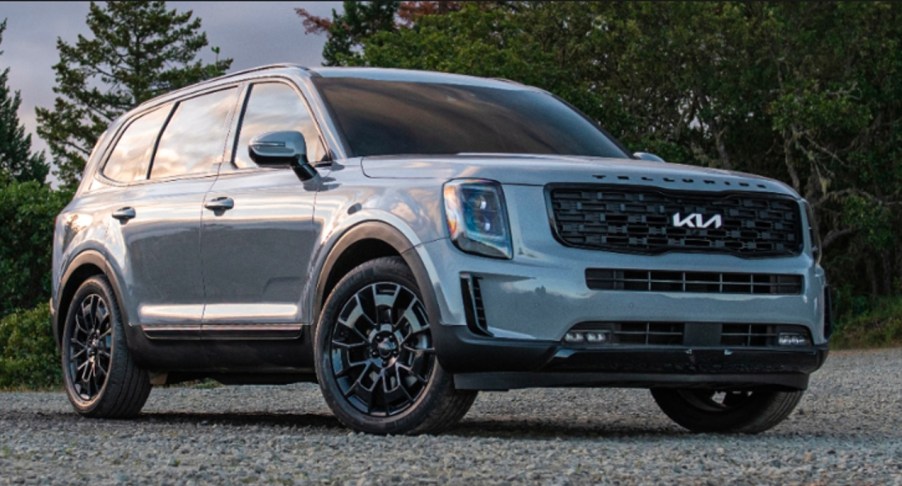 A gray 2022 Kia Telluride | Kia