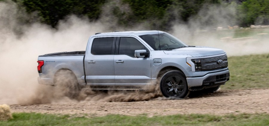 2023 Ford F-150 lariat in the diryt