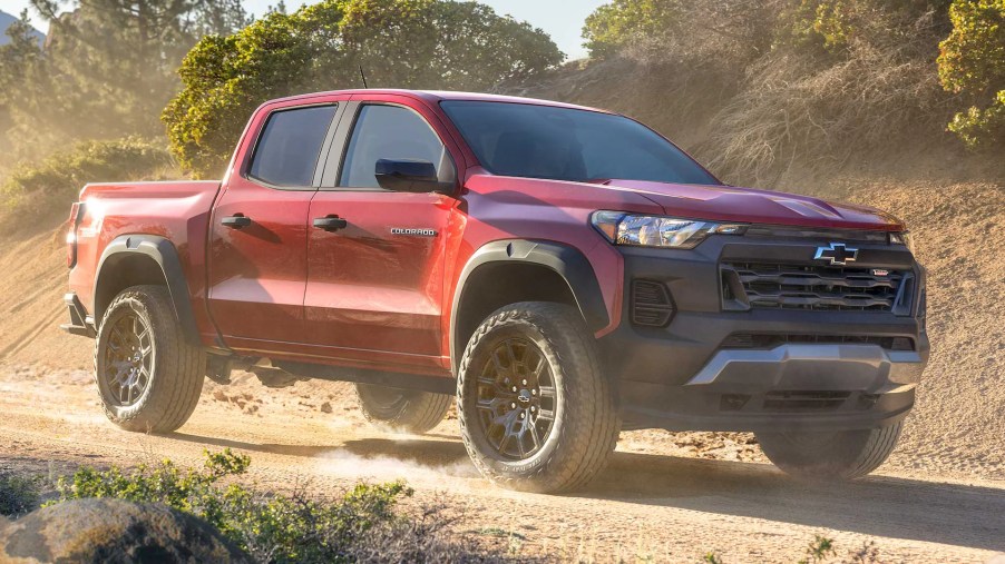 2023 Chevy Colorado off-roading