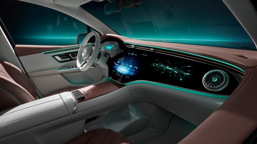 2023 EQE SUV interior