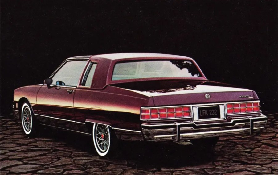 1981 Pontiac rear 3/4 view