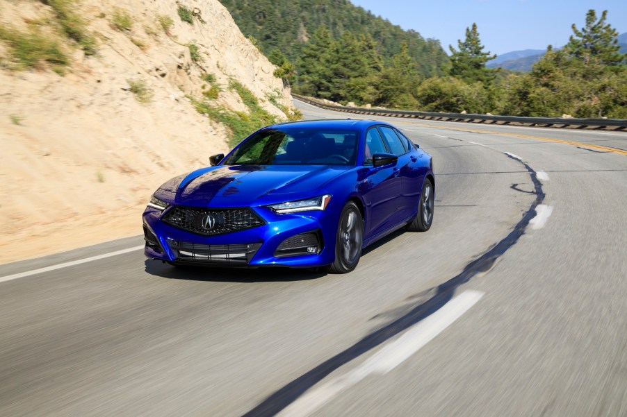 The Acura TLX, like the Nissan Maxima, is an unorthodox alternative for the Chrysler 300.