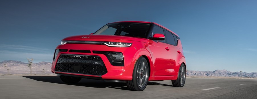 2022 Kia Soul in red