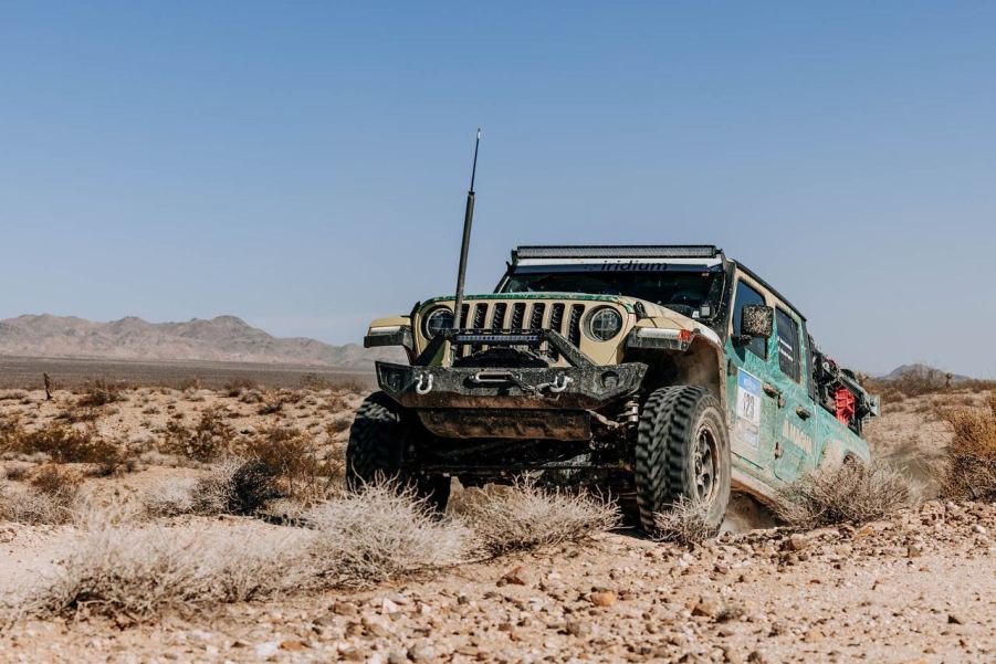 Jeep Gladiator in the Rebelle Rally