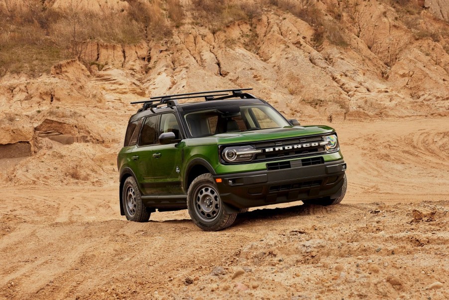 2023 Ford Bronco Sport Black Diamond package off-roading