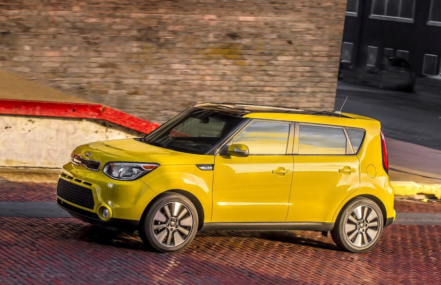 Kia Soul in Yellow