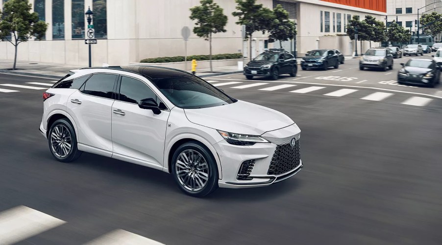 What comes with a fully-loaded 2023 Lexus RX? The 500h F Sport Performance AWD model is the top of the lineup.