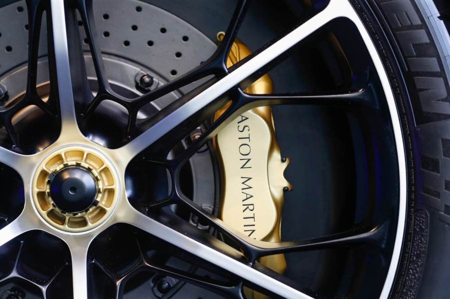 Gold Aston Martin Brakes