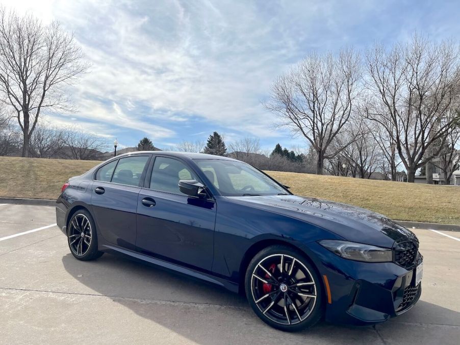 2024 BMW M340i front corner view