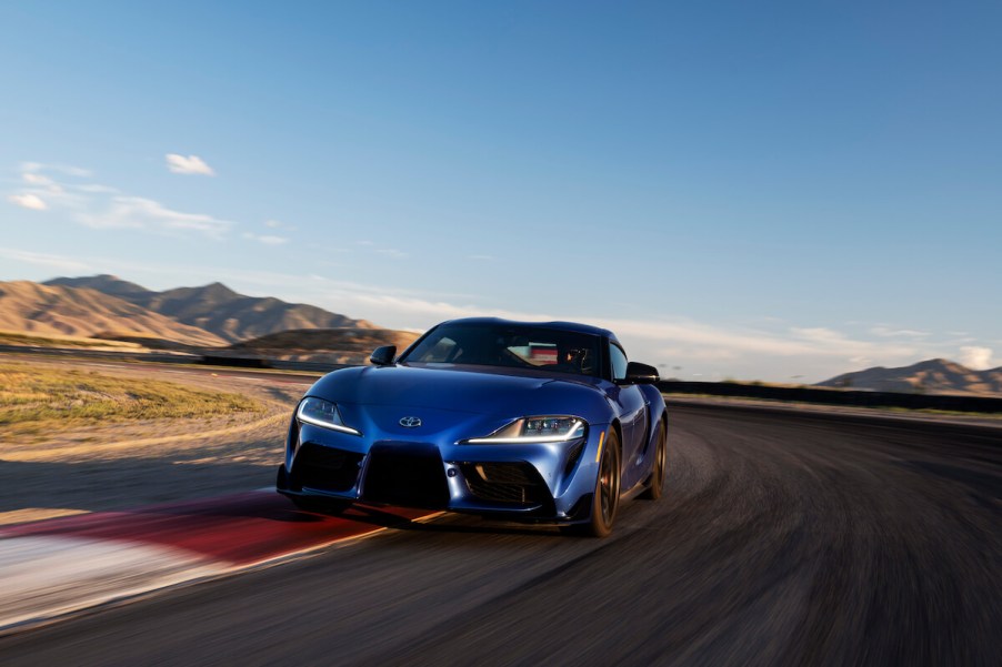 2023 Toyota Supra blue