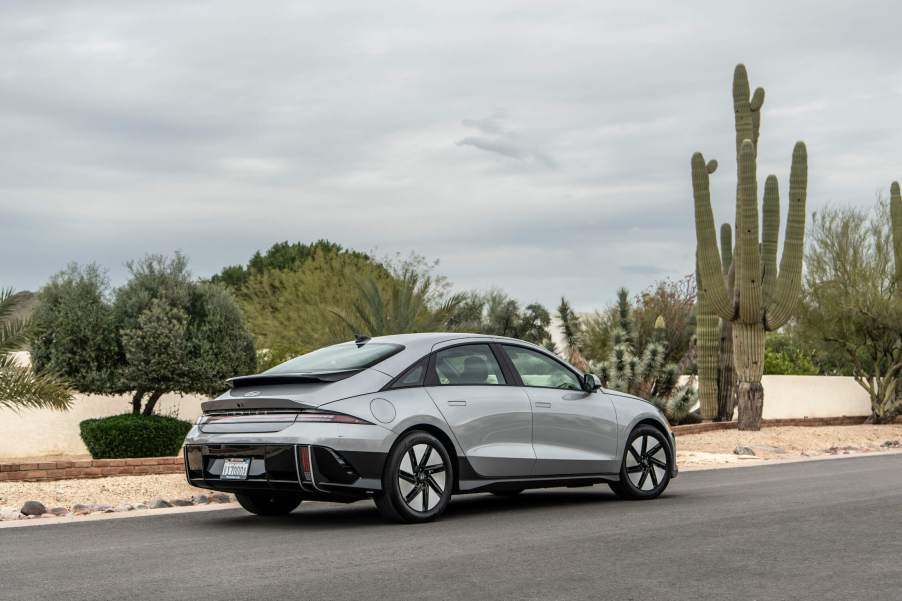 The 2023 Ioniq 6 is Hyundai's entry into the EV market, and unlike a ton of competitors, it's not afraid to embrace sedan-like characteristics.