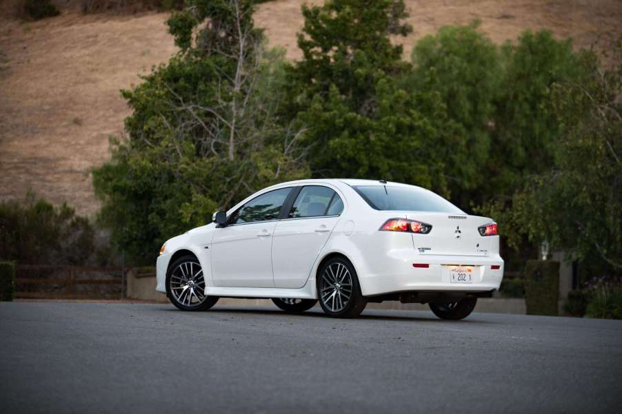 The Mitsubishi Lancer is a cheap fun winter car