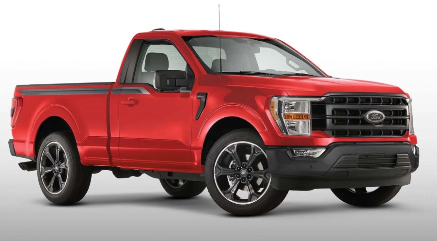 Ford F-150 Black Edition FP700 painted in red