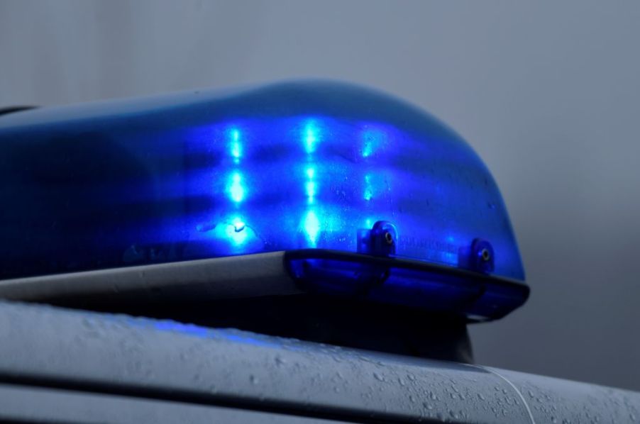 Police lights on top of a squad car