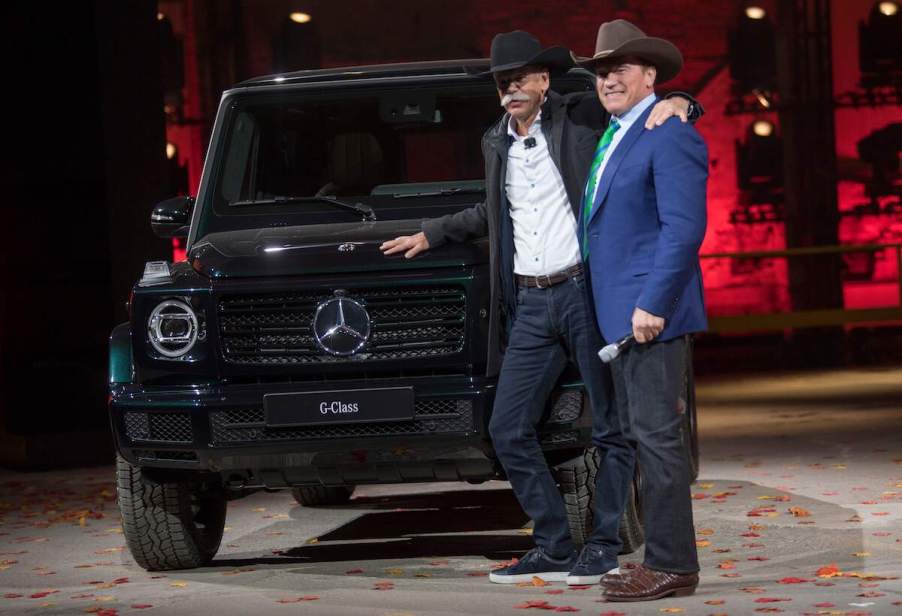 Arnold Schwarzenegger presents the 2018 Mercedes-Benz G-Class