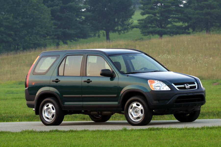 This Honda CR-V SUV had a picnic table