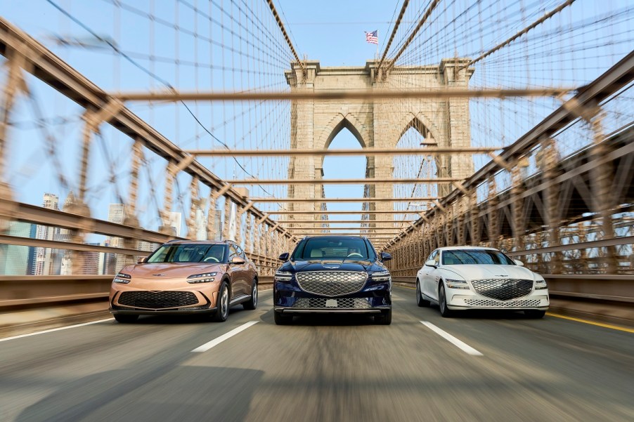 The Electrified Genesis Lineup on a bridge